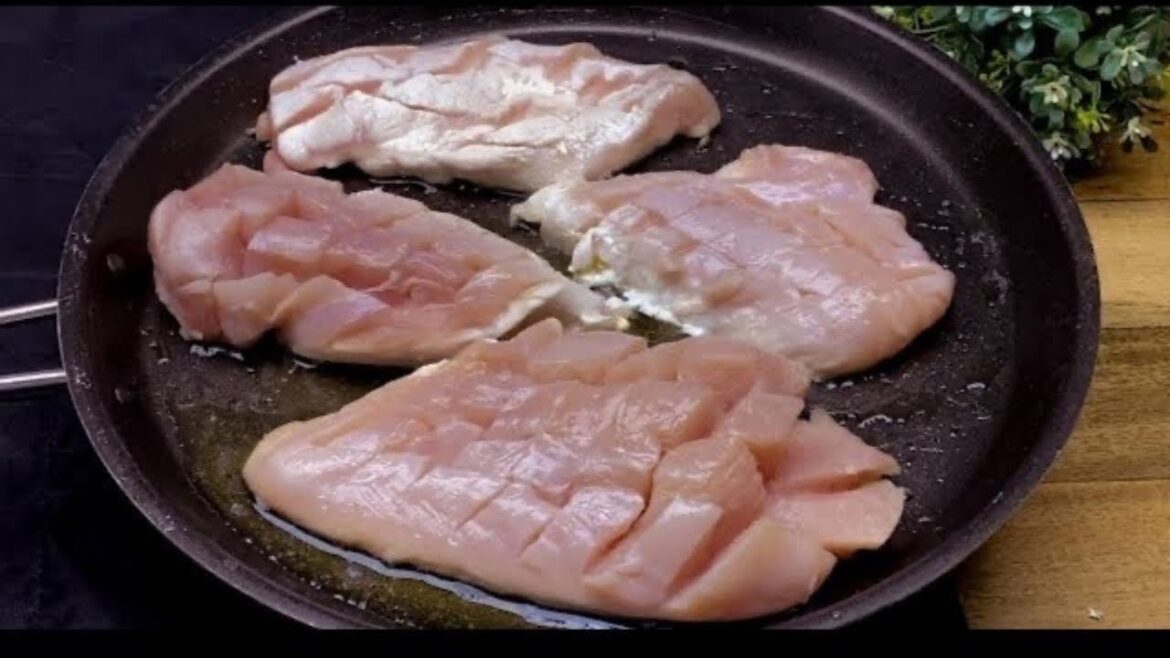 Farklı Tavuk Tarifi❗Hiç Böylesini Yediniz mi❓Lokum Gibi İnanılmaz Lezzetli Tavuk Göğsü Yemek❗