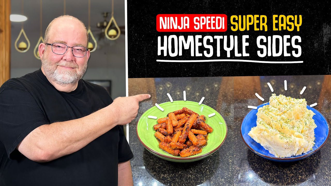 NINJA SPEEDI SUPER EASY MASHED POTATOES AND HONEY GLAZED CARROTS