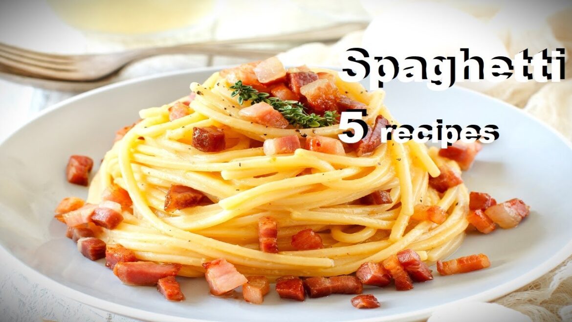 Italian Spaghetti Classics: 5 Traditional Recipes. Italian Spaghetti Classics: 5 Traditional Recipes.