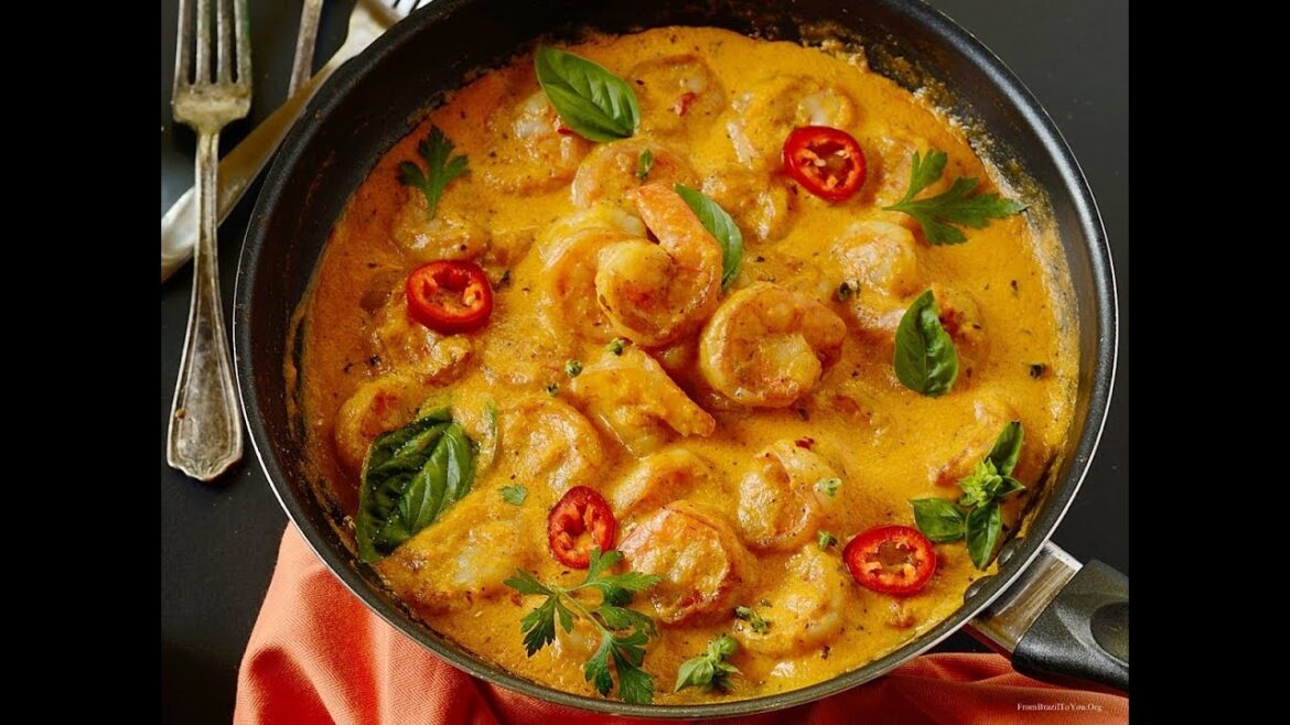 One Pot Shrimp in Coconut Sauce