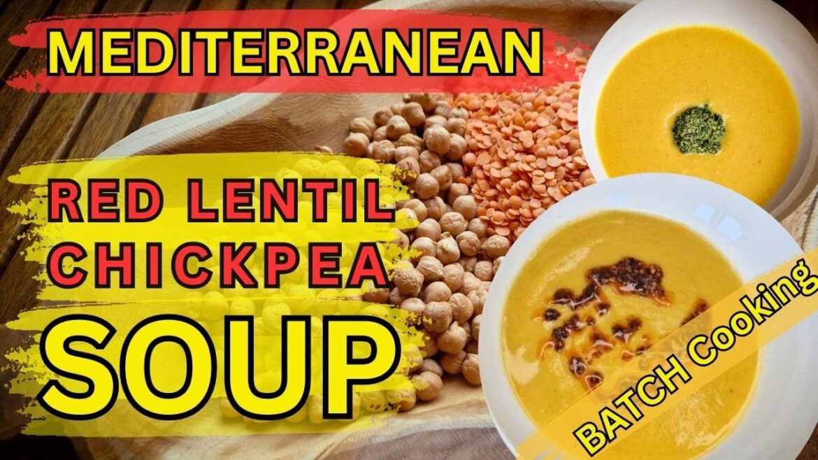 ULTRA HEALTHY Mediterranean Red Lentil Soup ..Now with Chickpeas. Perfect for Batch Cooking❗️ ULTRA HEALTHY Mediterranean Red Lentil Soup ..Now with Chickpeas. Perfect for Batch Cooking❗️
