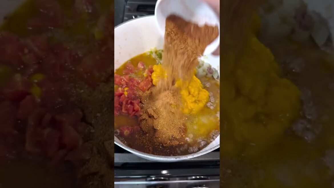 Pumpkin Chili #shorts Pumpkin Chili #shorts