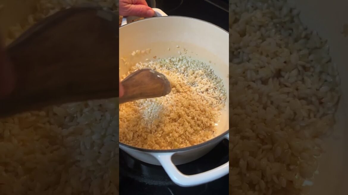 Mushroom risotto pot