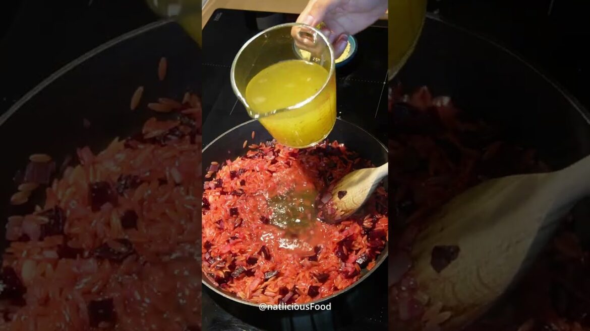 Beetroot orzotto - Perfect for Valentine's Day | NatliciousFood