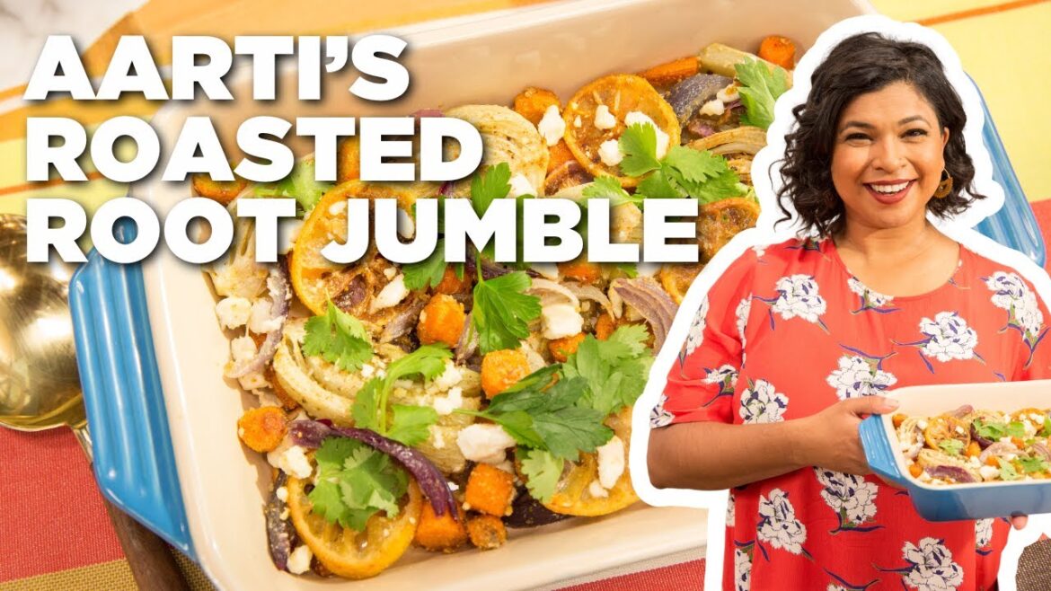 Aarti Sequeira’s Roasted Root Jumble with Feta | The Kitchen | Food Network Aarti Sequeira's Roasted Root Jumble with Feta | The Kitchen | Food Network