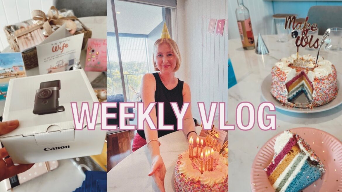Weekly vlog | Birthday vibes in Brisbane | Easy hummus recipe | Canon Powershot V10 vlogging camera