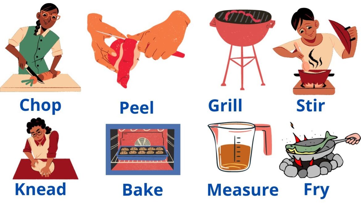 Cooking Verbs | Exploring Essential English Cooking Verbs with Examples!” Cooking Verbs | Exploring Essential English Cooking Verbs with Examples!"