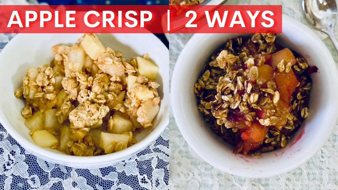 Apple Crisp 2 Ways (Vegan Apple Crisp Recipe + Gluten-free Apple Crisp) Apple Crisp 2 Ways (Vegan Apple Crisp Recipe + Gluten-free Apple Crisp)