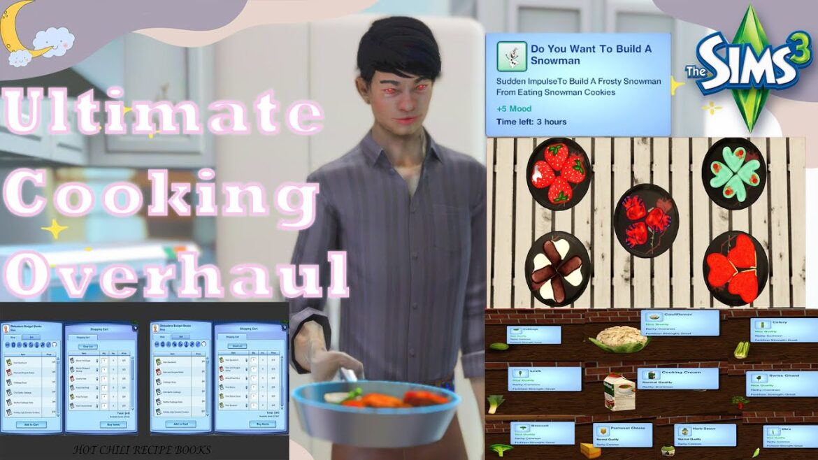 ULTIMATE Realistic cooking mods in The Sims 3 | Guide and Tutorial