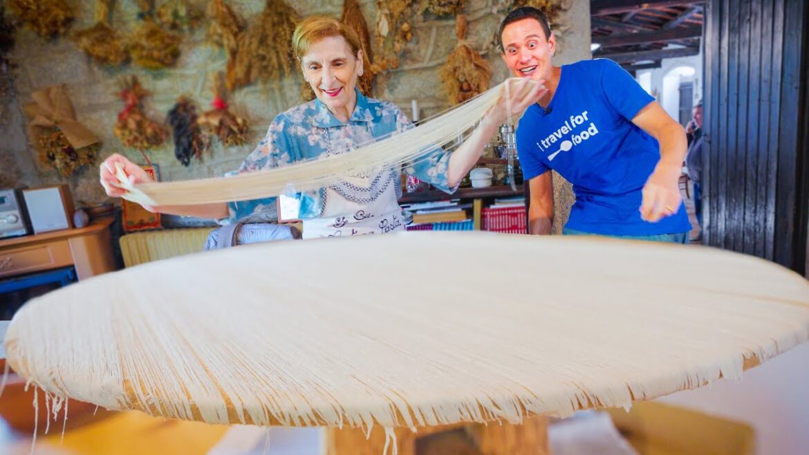 World's Rarest Pasta Unseen Italian Food!! WORLD’S RAREST PASTA! (Only 3 People on Earth Can ...
