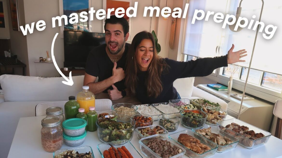 HEALTHY MEAL PREP TUTORIAL |  a week's worth of easy + healthy meals (breakfasts + juices included!)