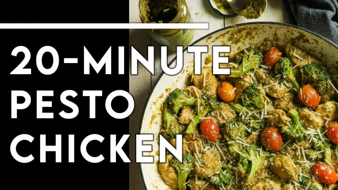 THE EASIEST 20-MINUTE KETO DINNER EVER – One-pot Pesto Chicken Skillet – CHEF MICHAEL THE EASIEST 20-MINUTE KETO DINNER EVER - One-pot Pesto Chicken Skillet - CHEF MICHAEL