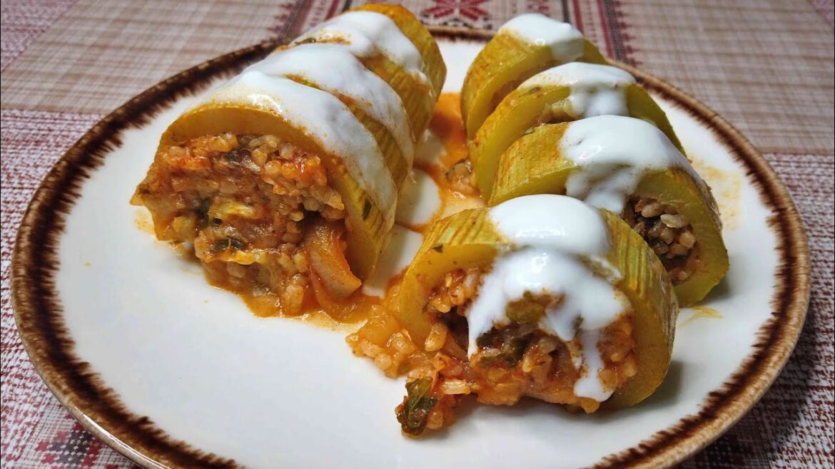 HAVE YOU EVER EATEN STUFFED ZUCCHINI LIKE THIS | Zucchini Recipe