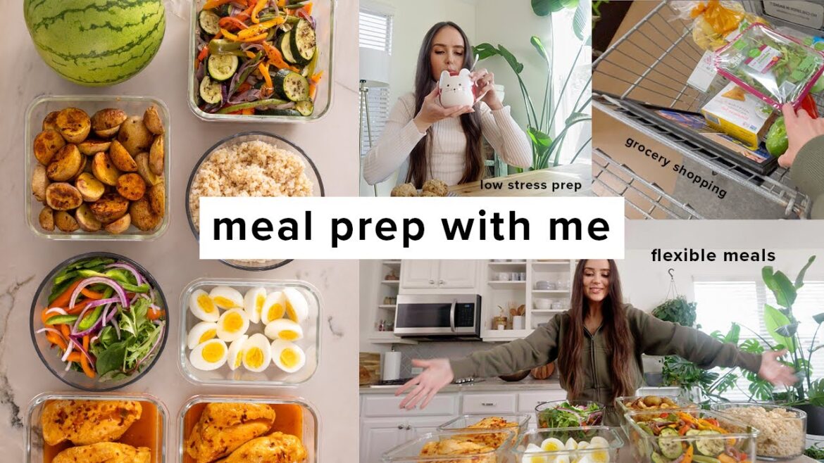Meal prep with me | Grocery haul + easy prep for healthy meals all week Meal prep with me | Grocery haul + easy prep for healthy meals all week