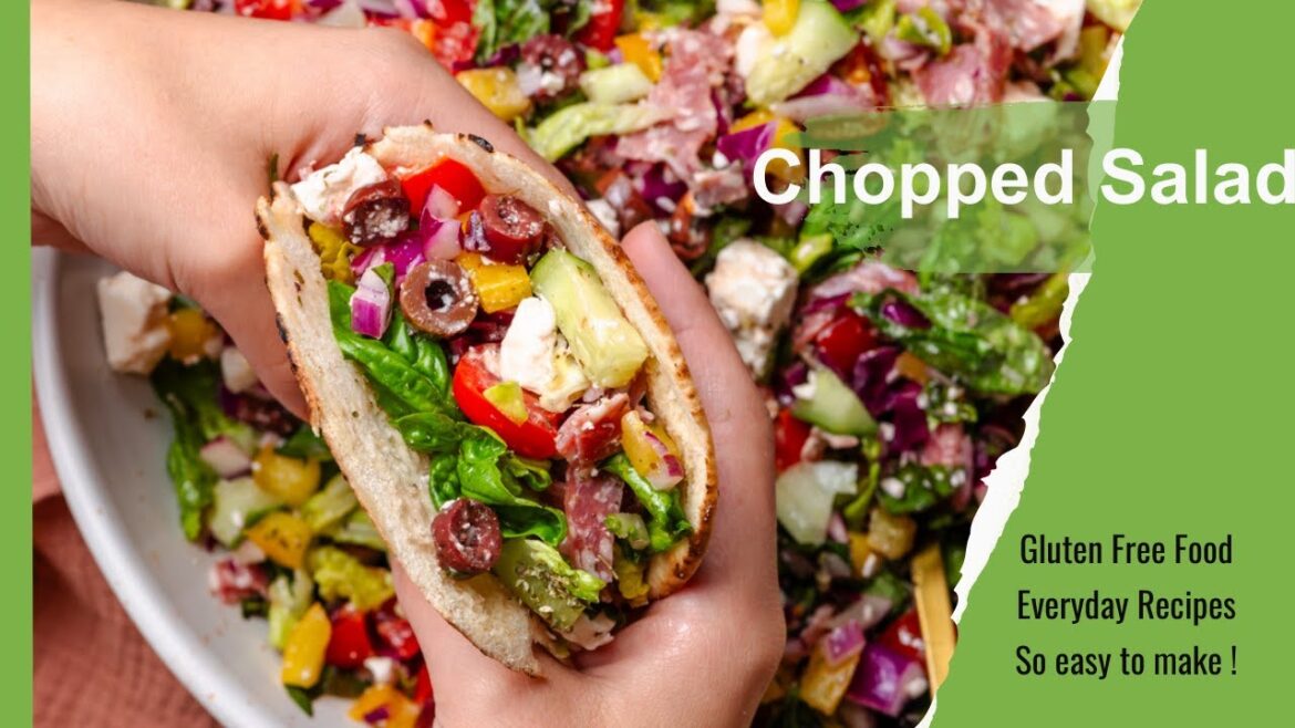 Chopped Salad with Pita Pockets, Gluten-Free Recipes Chopped Salad with Pita Pockets, Gluten-Free Recipes