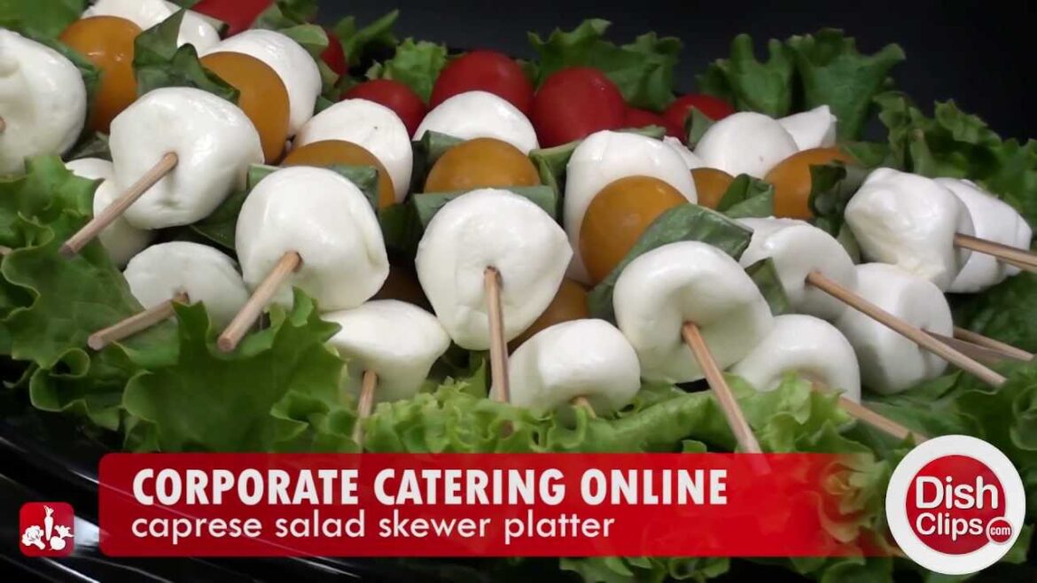 Corporate Catering Online - Caprese Salad Skewer Platter