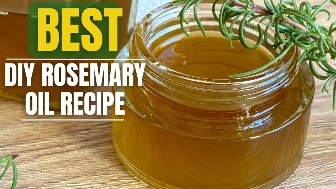 How to Make Homemade Rosemary Oil How to Make Homemade Rosemary Oil
