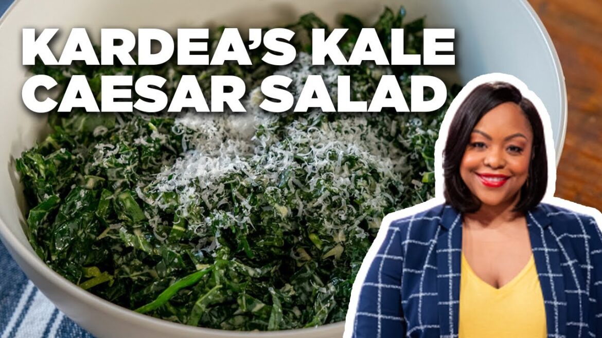 Kardea Brown’s Kale Caesar Salad Recipe | Delicious Miss Brown | Food Network Kardea Brown's Kale Caesar Salad Recipe | Delicious Miss Brown | Food Network