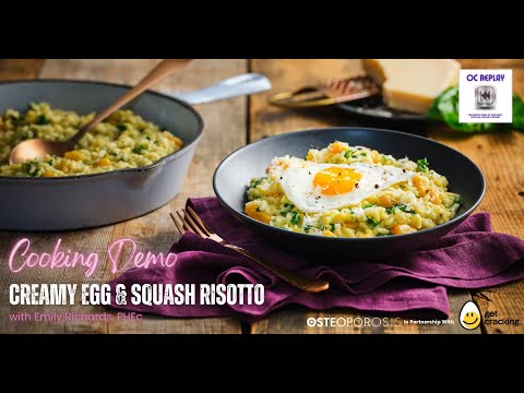 Cooking Demo: Creamy Egg and Squash Risotto Cooking Demo: Creamy Egg and Squash Risotto