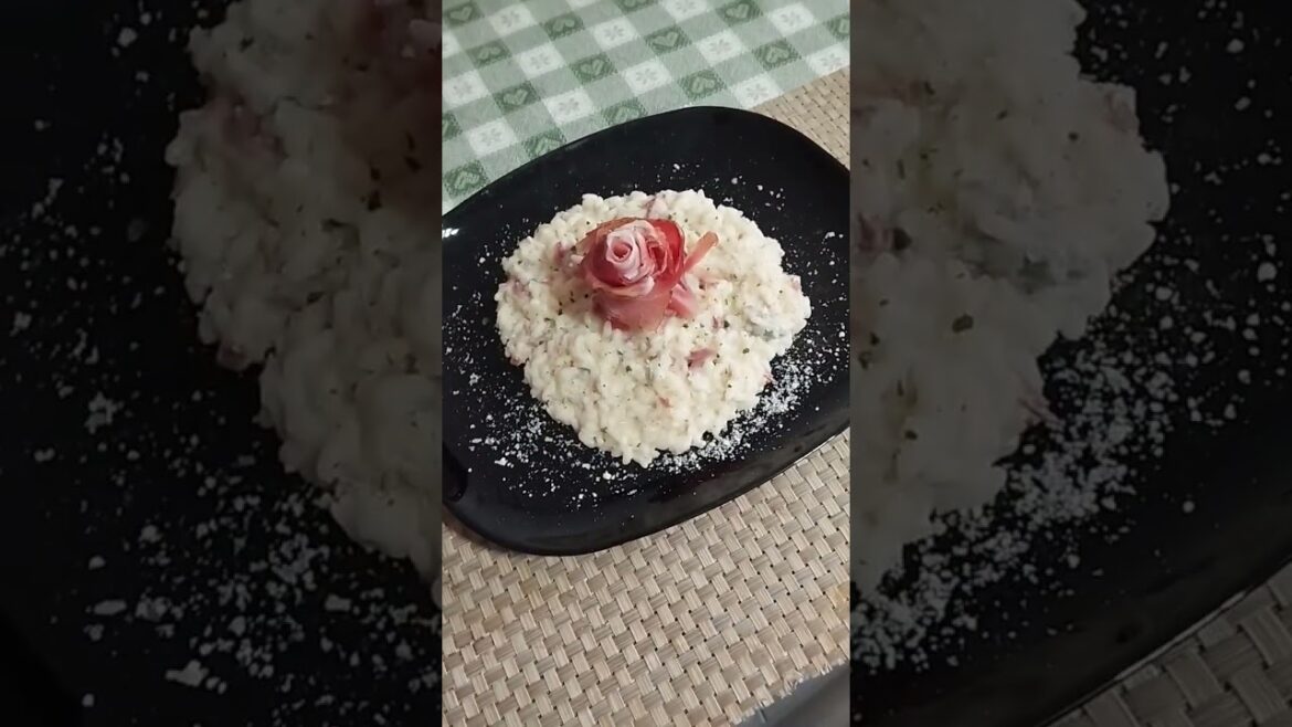 RISOTTO GORGONZOLA E SPECK #shorts #viral #short