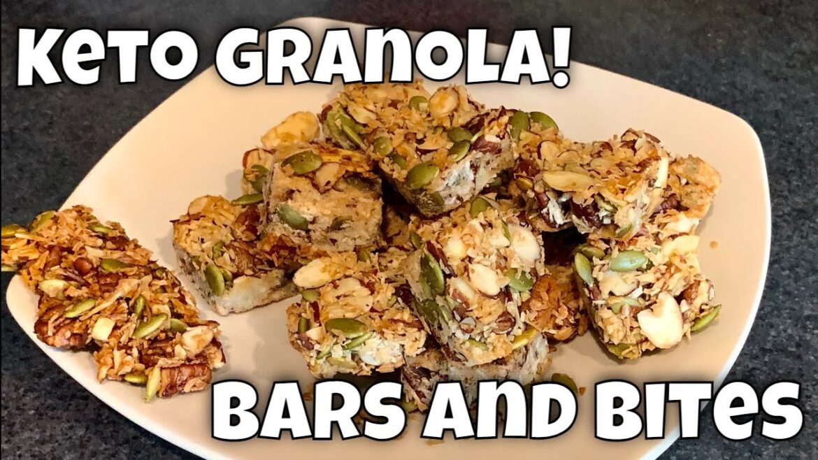 Keto Coconut & Nut Granola, Bars and Bites Keto Coconut & Nut Granola, Bars and Bites