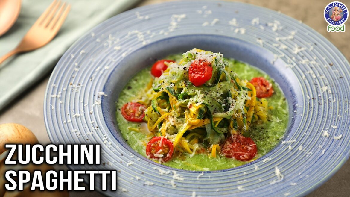 Zucchini Spaghetti | Carb-Free Pasta Recipe | Zucchini Noodles with Coriander Pesto | Chef Varun Zucchini Spaghetti | Carb-Free Pasta Recipe | Zucchini Noodles with Coriander Pesto | Chef Varun