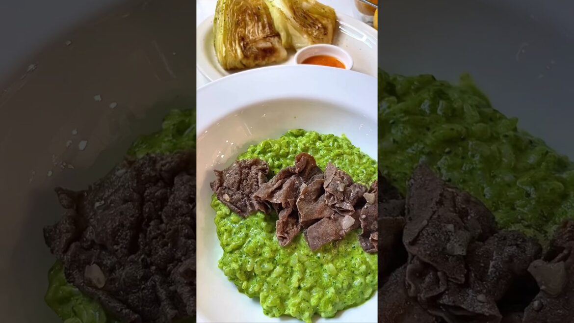 Creamy Beef Spinach Risotto- you’ll love this! ♥️ Creamy Beef Spinach Risotto- you'll love this! ♥️