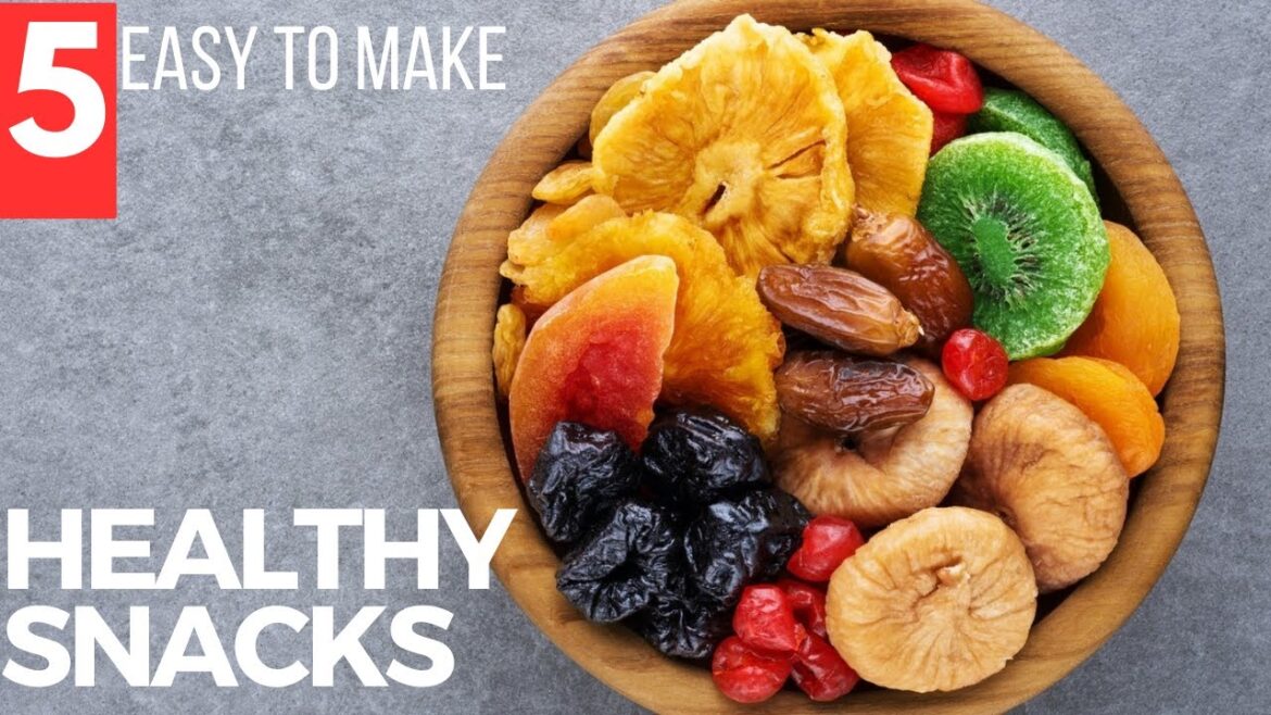 5 Easy To Make Healthy Snacks  To Satisfy your Cravings