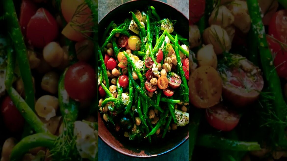 Tomato-Green Bean Salad With Chickpeas, Feta and Dill Recipe Tomato-Green Bean Salad With Chickpeas, Feta and Dill Recipe