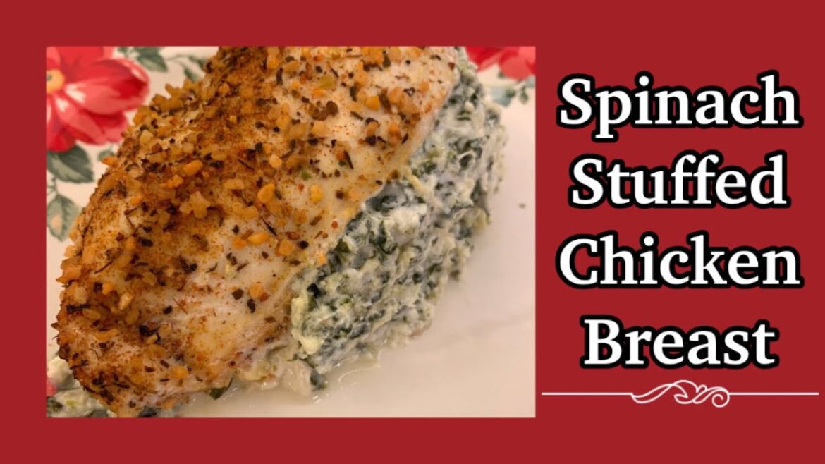 Cook With Me//How To Make Spinach Stuffed Chicken Breast