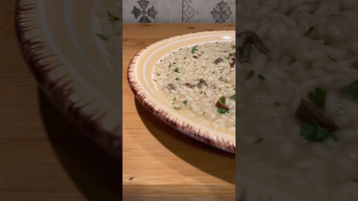 Risotto con funghi porcini | Rice with mushrooms | Cibo Vino | Food Wine | #cibo #vino #food #wine