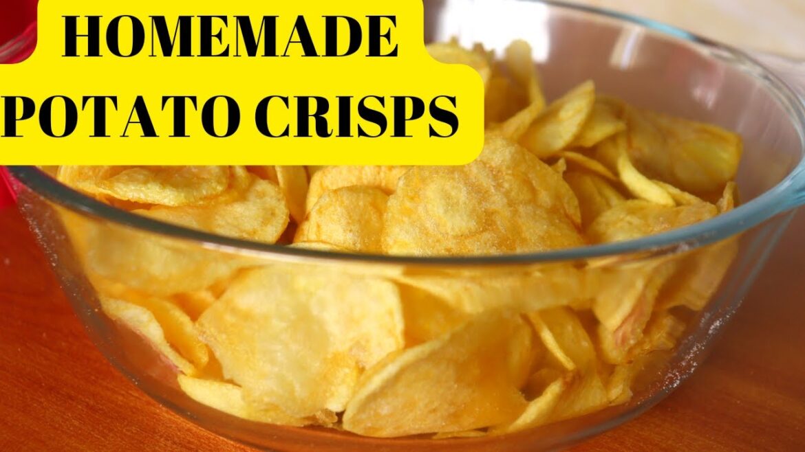 How to Make Crispy Potato Crisps at Home from Scratch| Easy Homemade Crisps Step-by-Step