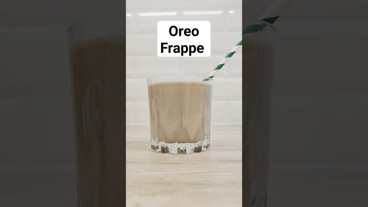 Oreo Frappe #coffee #frappe #oreo #recipe