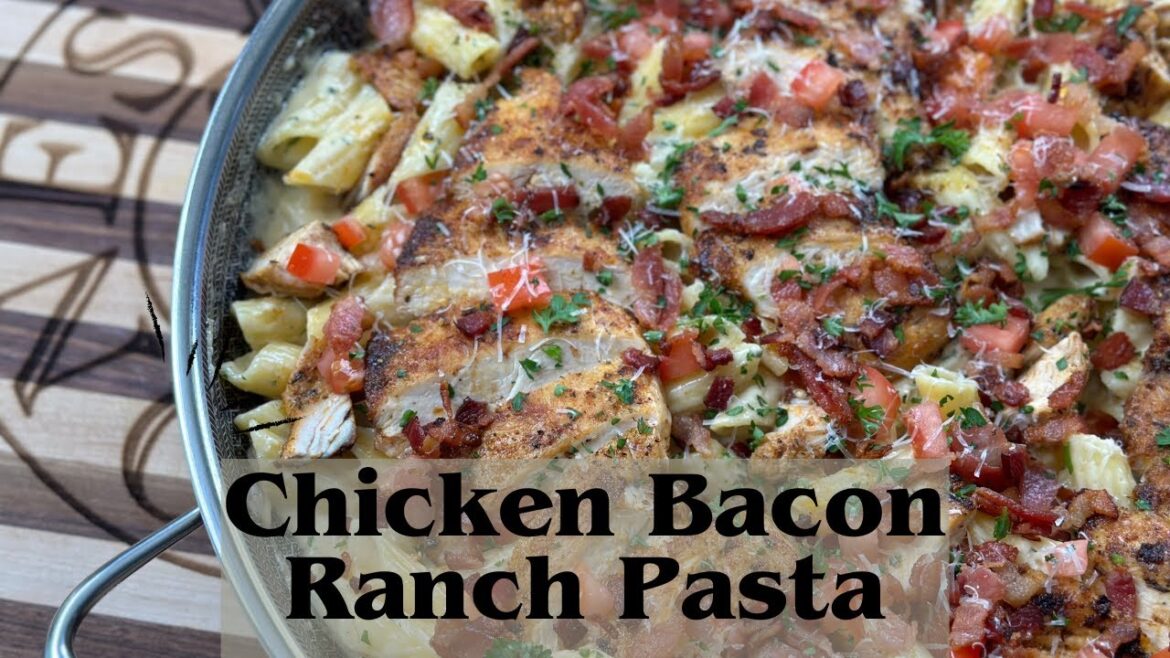 Chicken Bacon Ranch Pasta | My Wife’s Favorite Recipe #onestopchop Chicken Bacon Ranch Pasta | My Wife's Favorite Recipe #onestopchop