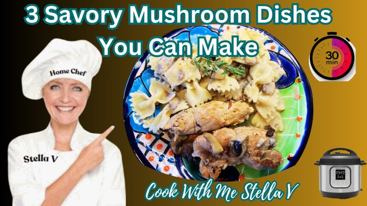 Whip Up Irresistible Mushroom meals In Just 30 Mins. 3 Lip-smacking recipes! #instantpotdinners Whip Up Irresistible Mushroom meals In Just 30 Mins. 3 Lip-smacking recipes! #instantpotdinners