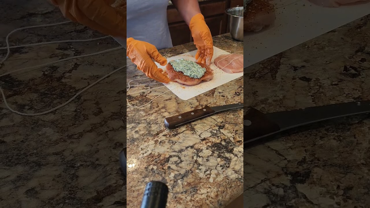 Ultimate Grilled Chicken, Stuffed with Feta, Spinach and Cream Cheese