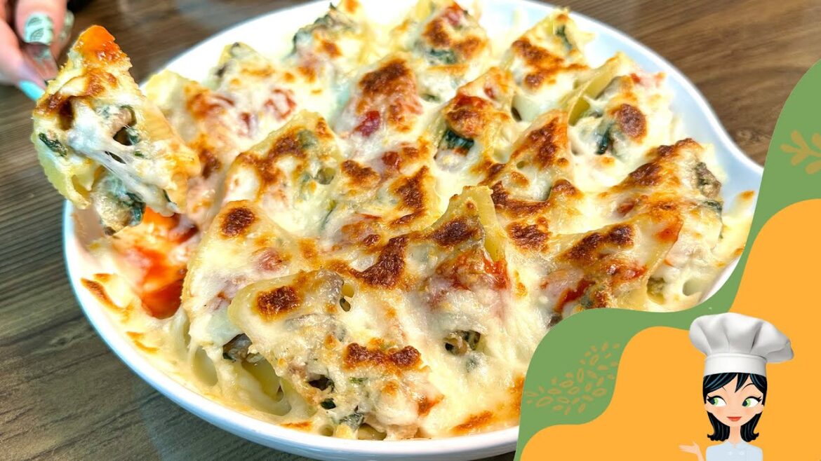 vegan stuffed pasta shells,the most Delicious vegan stuffed pasta shells recipe  in youtube