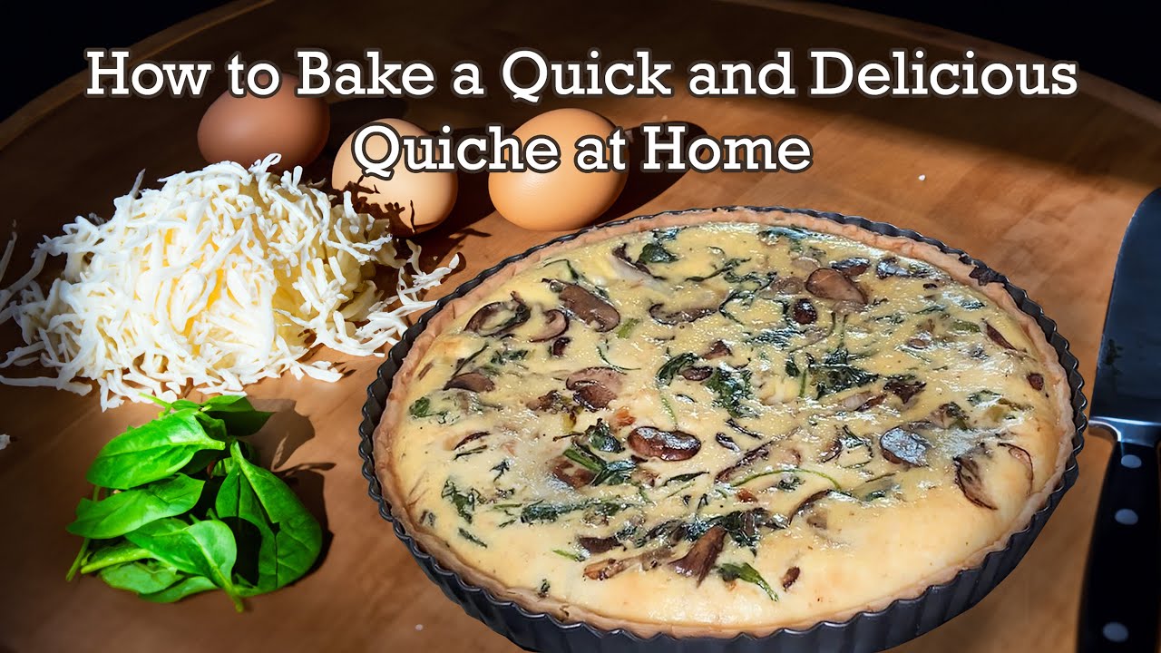 Mouthwatering Quiche with Swiss Cheese and Spinach Dining and Cooking
