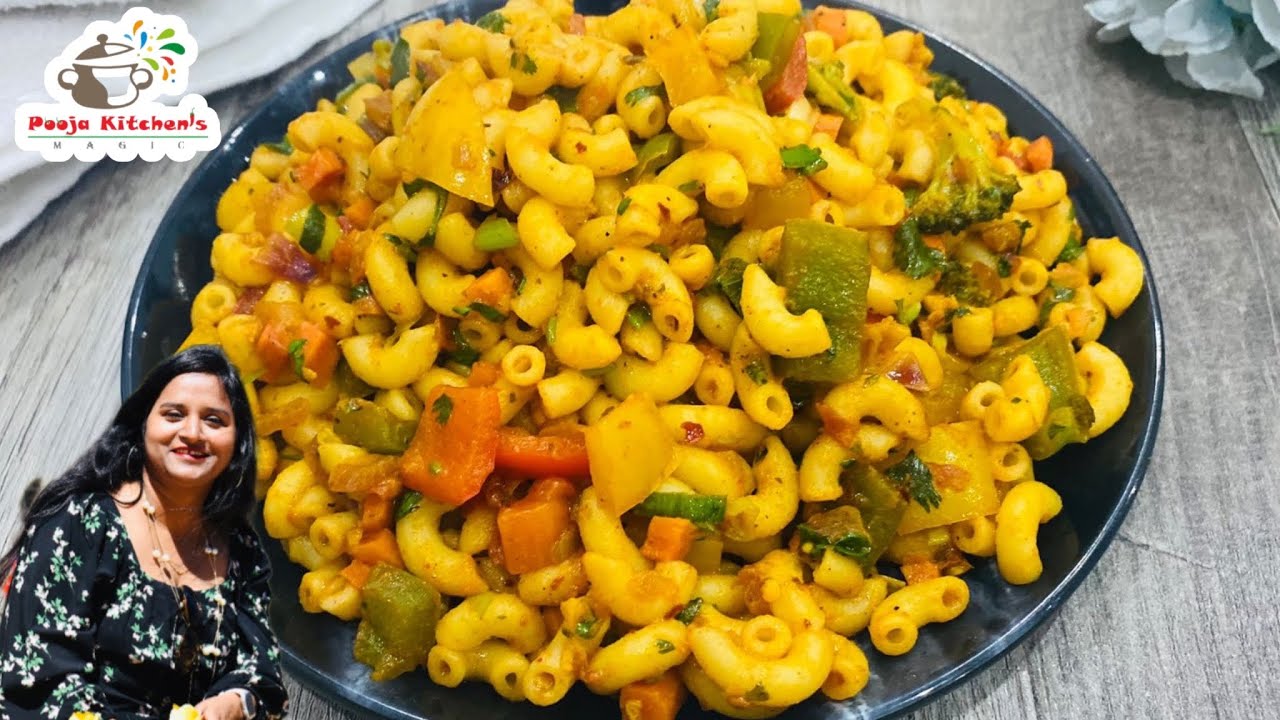 Indian style Macaroni Pasta Recipe | मसाला पास्ता | Masala Pasta Recipe