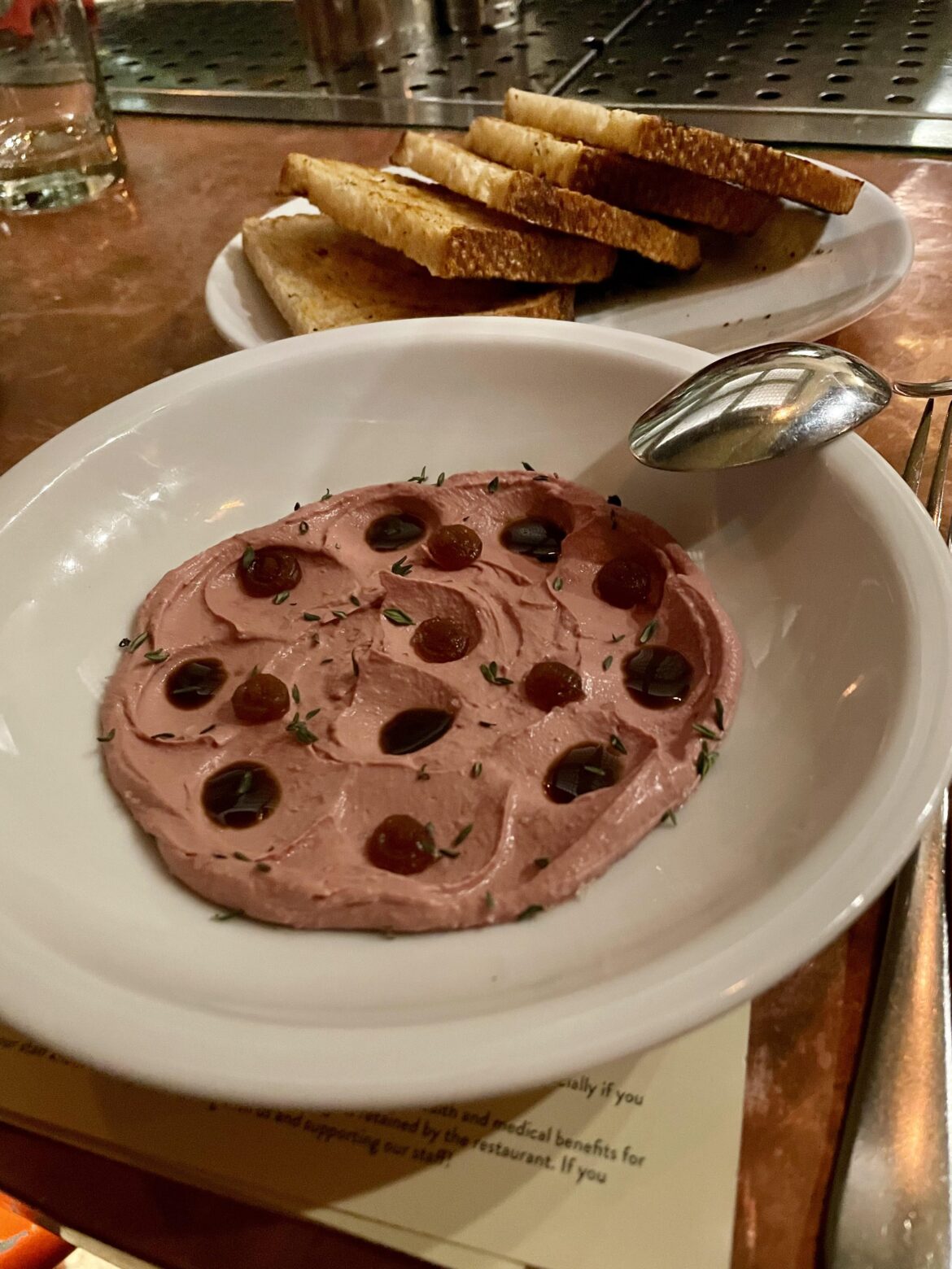 Smoked Chicken Liver Pâté at Bestia