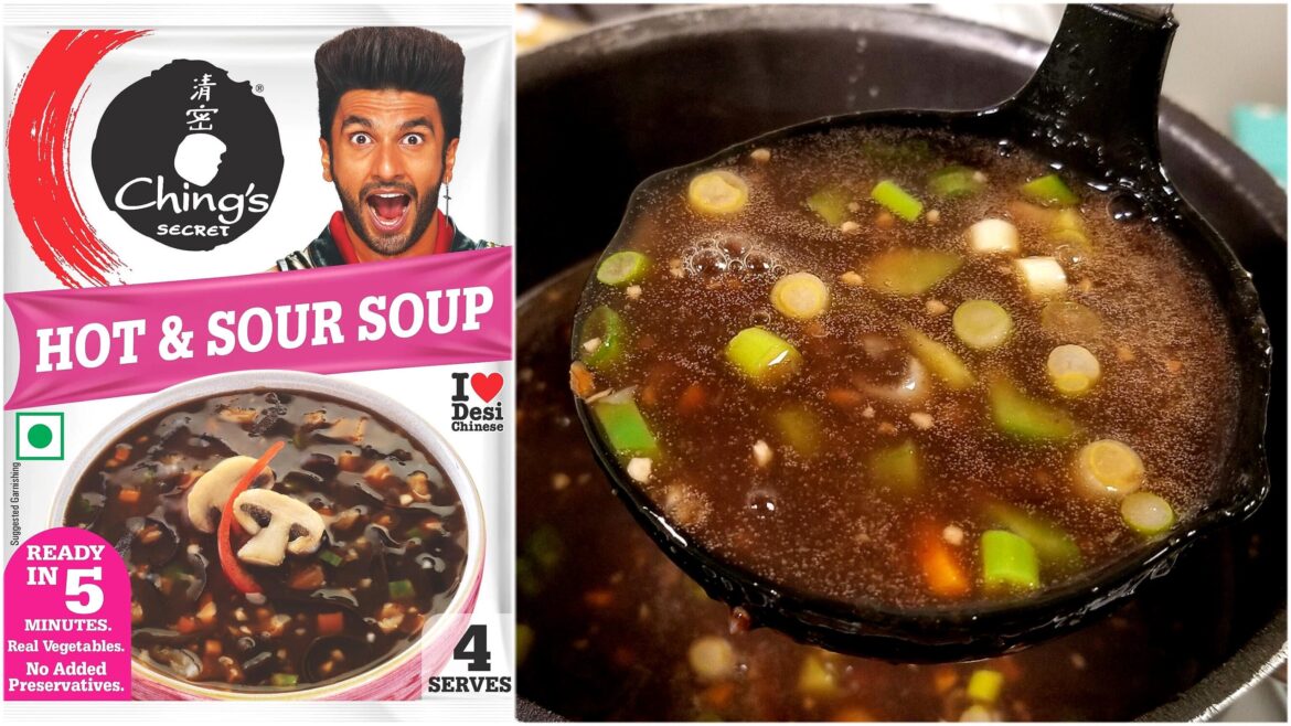 Instant hot and sour soup