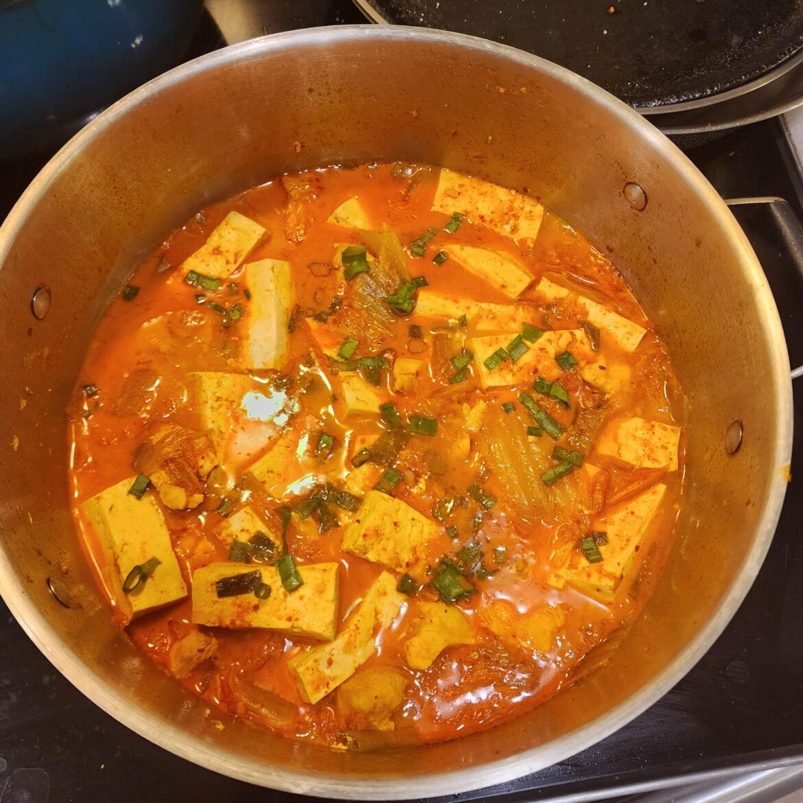 I remembered to snap a photo this time. Kimchijjigae