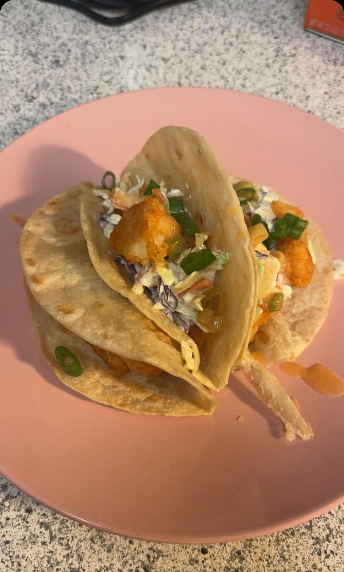 Buffalo Cauliflower Tacos 6/10 Buffalo Cauliflower Tacos 6/10