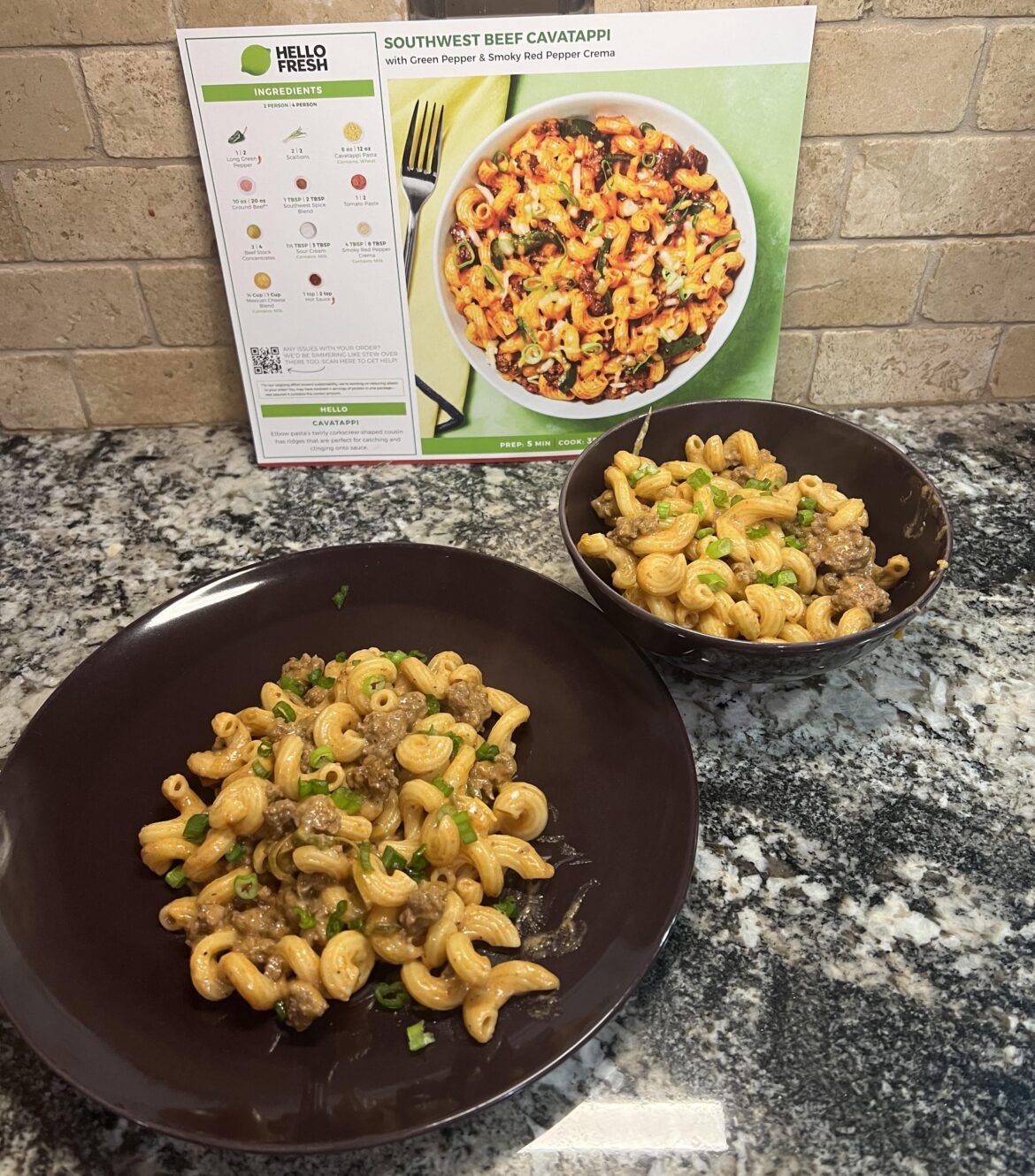 Southwest beef cavatappi 8/10