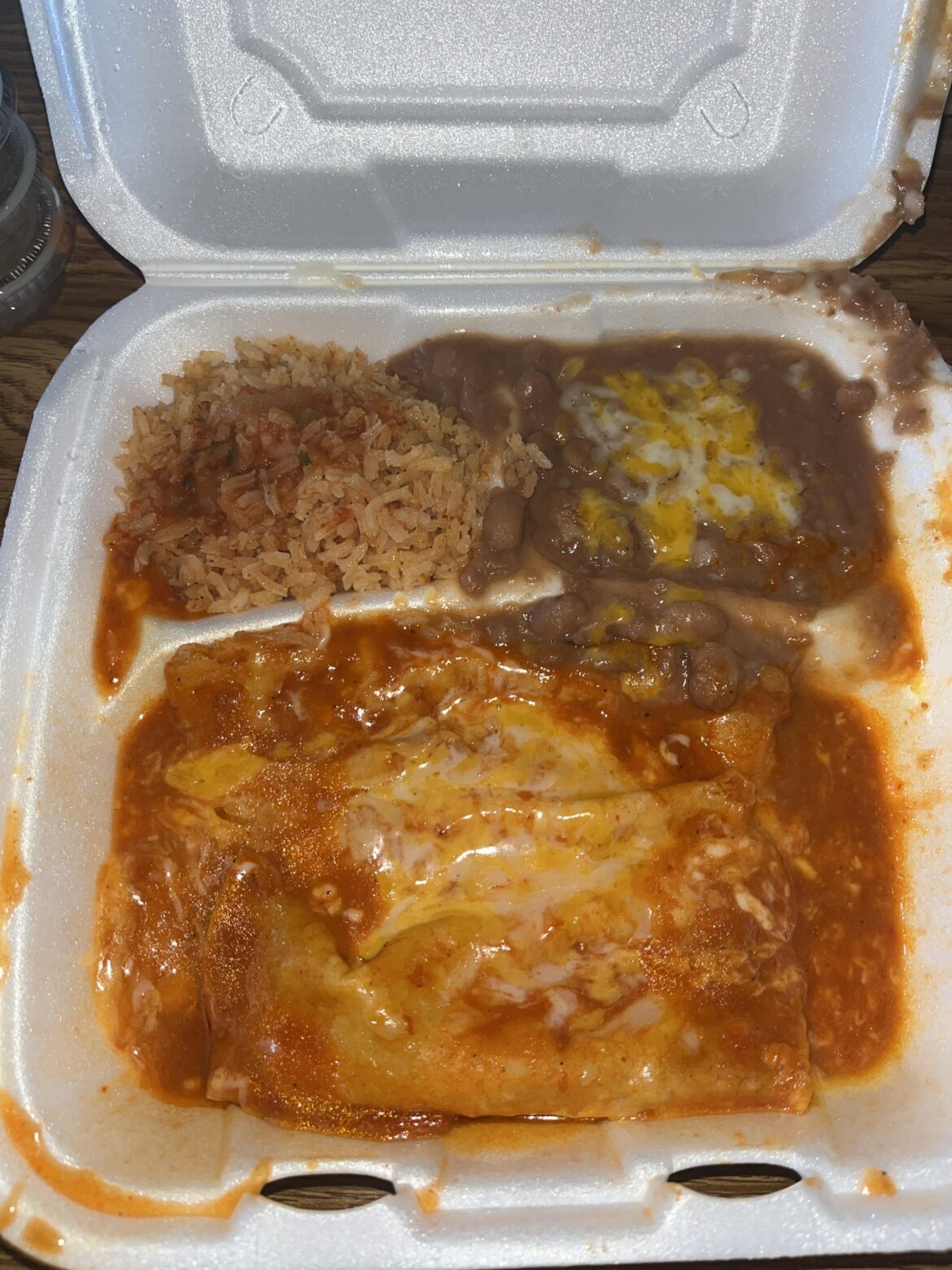 Cheese Enchiladas Plate from Macho Cafe in San Gabriel