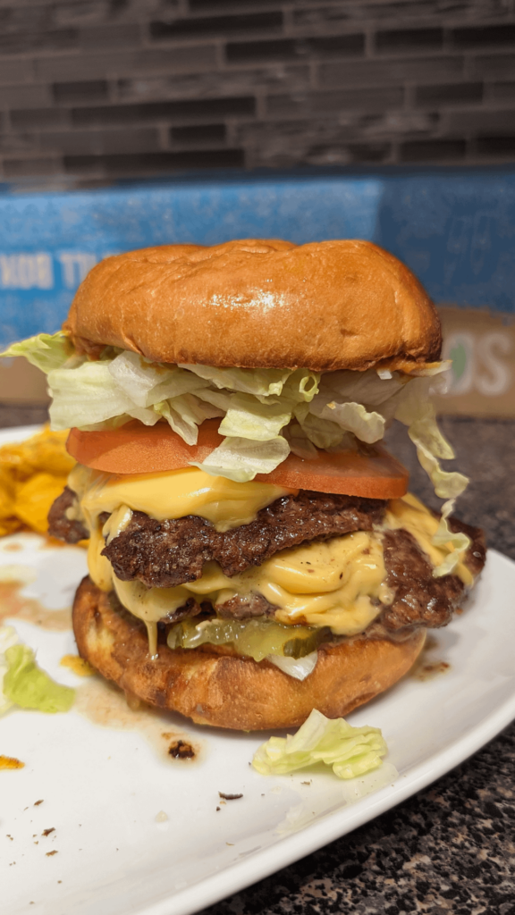 DIY double quarter pounder with cheese