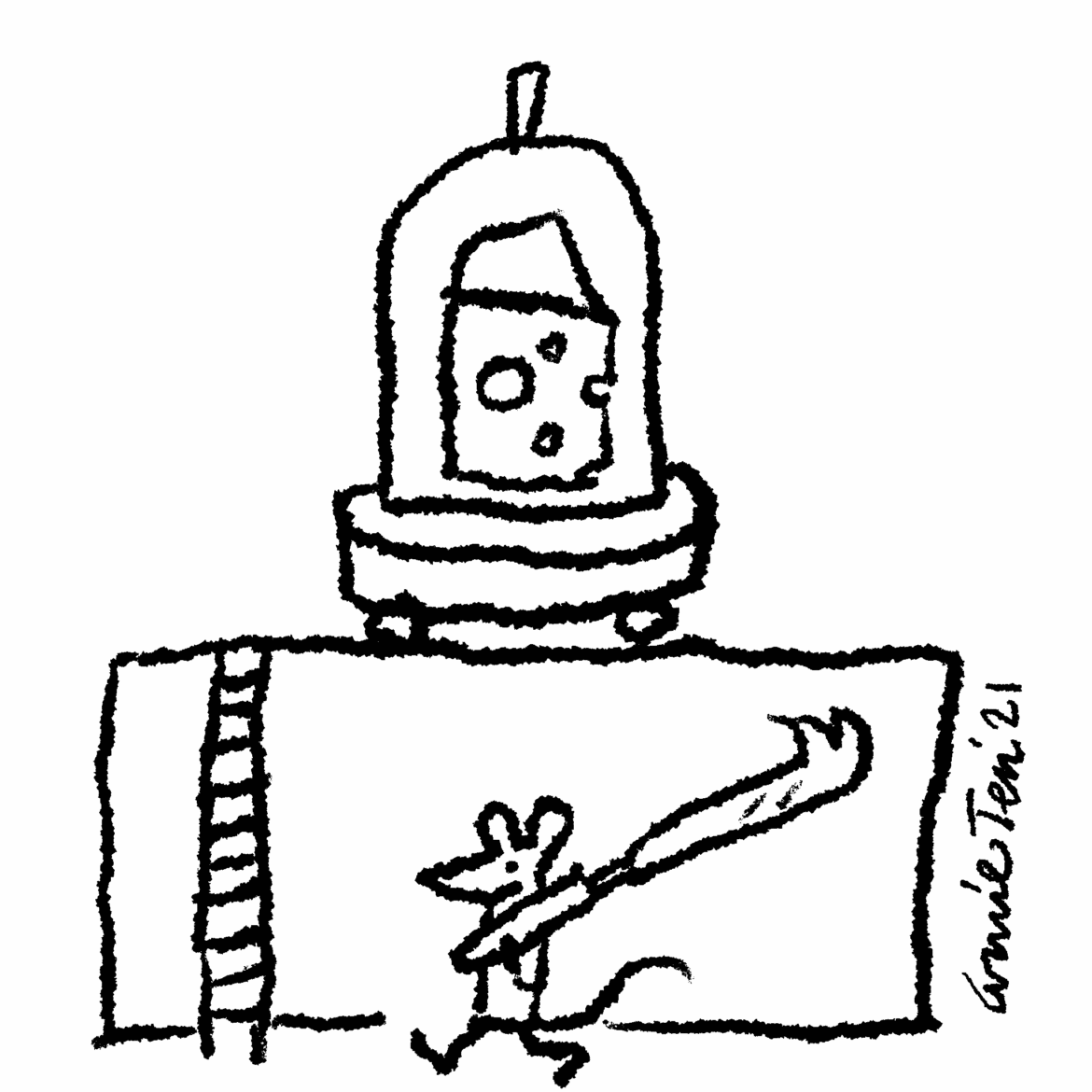 Cheesy cat and mouse animation…