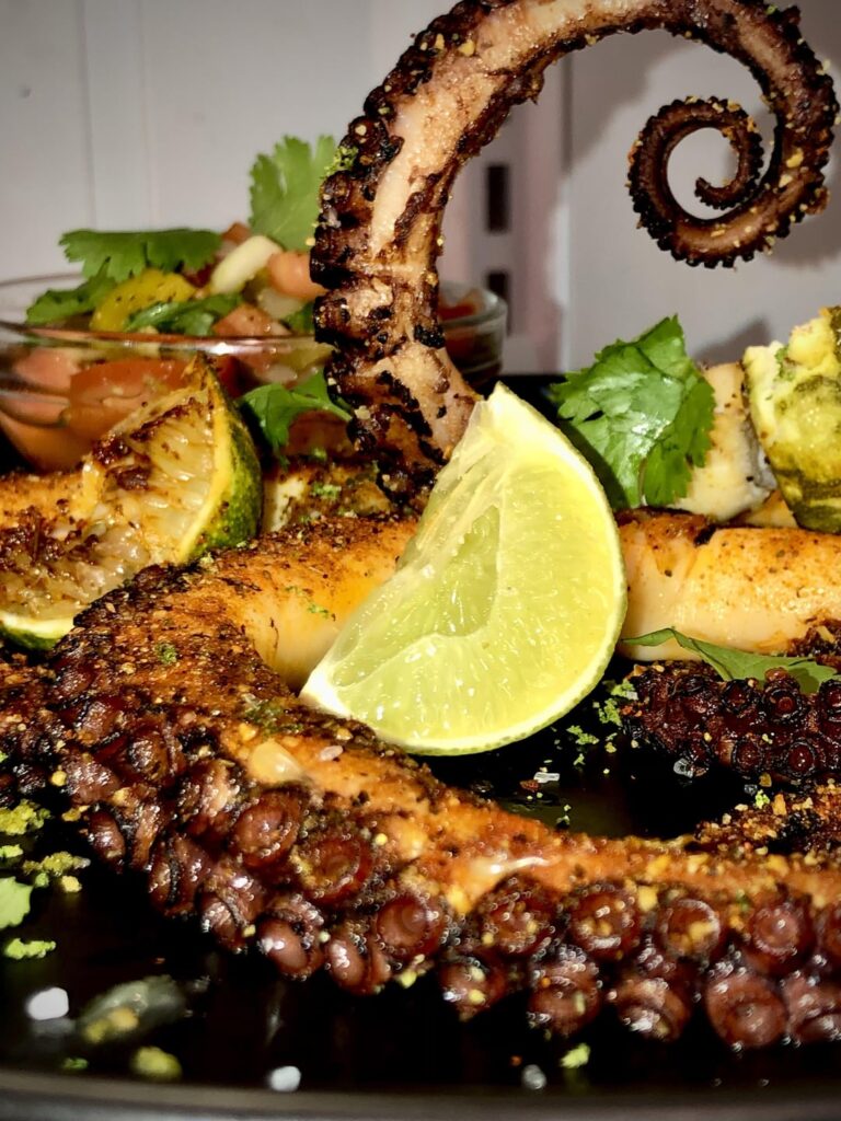 Roasted Octopus w/ Mango Salsa