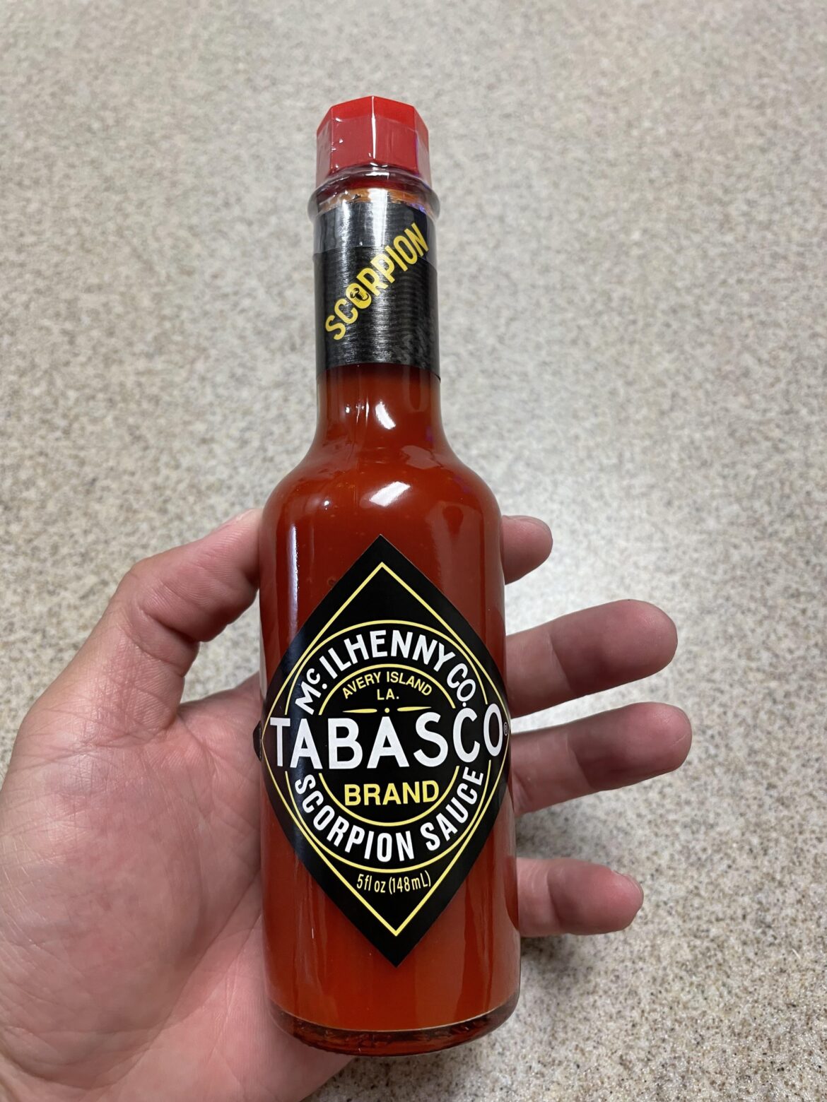 Tabasco scorpion sauce?