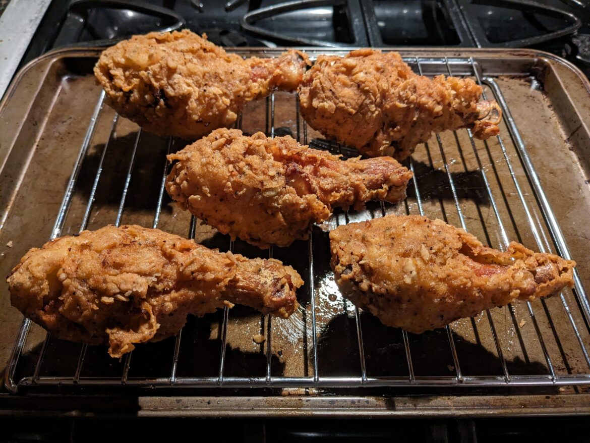 [Homemade] Crispy Fried Chicken